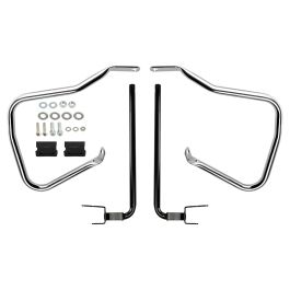 HOGWORKZ® 7/8" Saddlebag Guards for Harley® Touring '23.5-'26 | Chrome