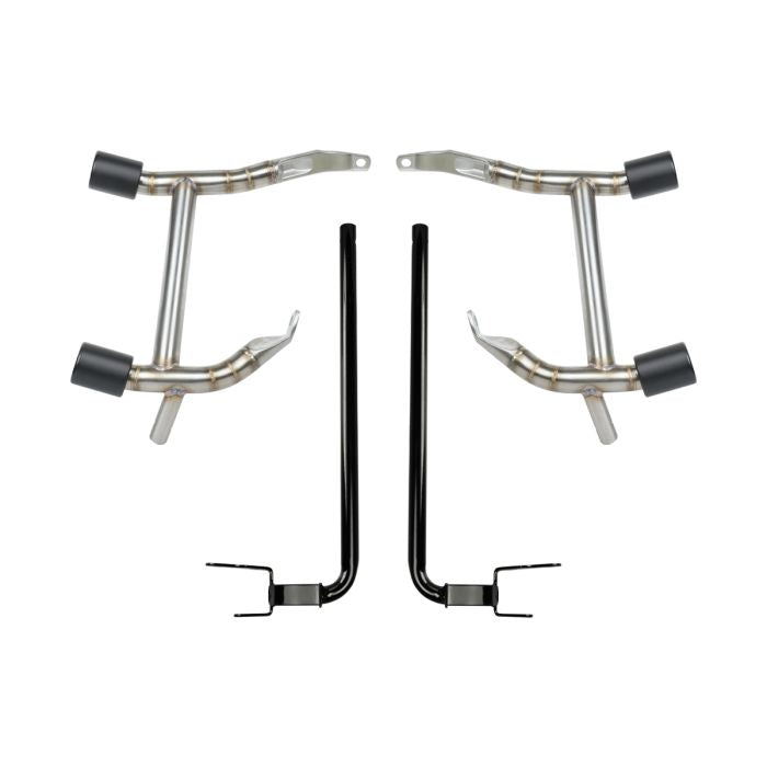 HogWorkz Stainless Double Barrel Saddlebag Guards for Harley® Touring '23.5-'26 - HW157214