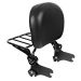 Black Detachable Sissy Bar / Luggage Rack for Harley® Touring '97-'08