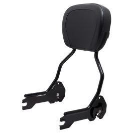 Black Detachable Sissy Bar Backrest for Harley® Low Rider / Sport Glide '18-'26
