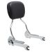 Chrome Detachable Sissy Bar Backrest for Harley® Fat Boy / Breakout '18-'26