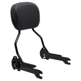Black Detachable Sissy Bar Backrest for Harley® Fat Boy / Breakout '18-'26