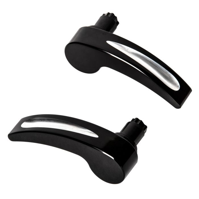 HogWorkz Slash Saddlebag One Touch Lid Levers For Harley® Touring '14-'23 - HW157804