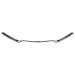 Slash Cut Billet Windshield Trim in Black for Harley® Road Glide '15-'25