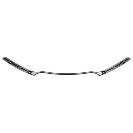Slash Cut Billet Windshield Trim in Black for Harley® Road Glide '15-'25