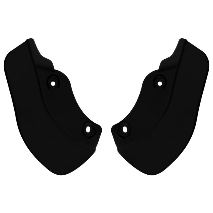 Custom Color Fairing Side Wide Wing Air Deflectors for Road Glide '15-'23 - Dark Smoke