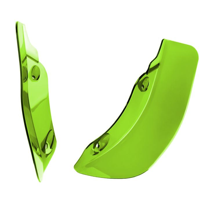 Custom Color Fairing Side Wide Wing Air Deflectors for Road Glide '15-'23 - Green