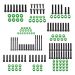 Custom Color HOGWORKZ® Full Engine Bolt Kit for M8 Harley® Touring & Softail