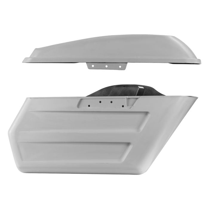 HogWorkz Unpainted Chopped Hardline Saddlebags for Harley® Touring '14-'23 - HW158001