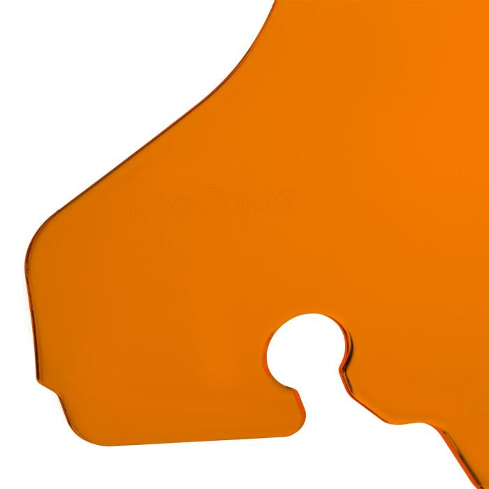 Custom Color HOGWORKZ® Flowz™ 7" Windshield for Harley® Touring '14-'23 - Orange