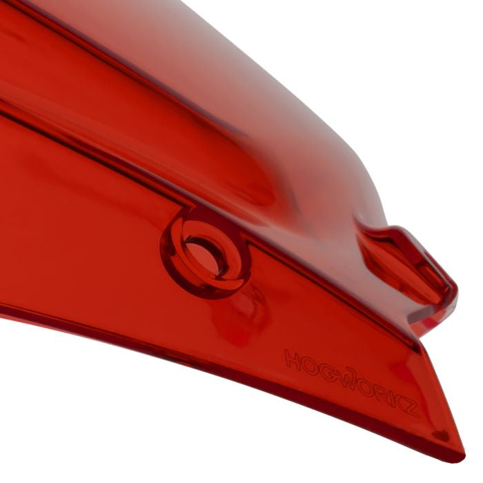 Custom Color HOGWORKZ® Flowz™ 9" Windshield for Harley® Road Glide '23.5-'26 - Red