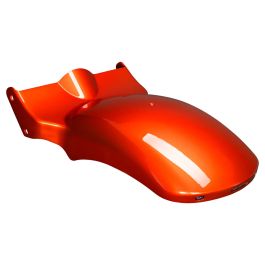 Color Matched Wide Bobber Rear Fender w/ LEDs for '18-'26 Harley® Fat Boy / Breakout