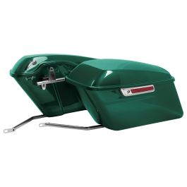 Color Matched Standard Saddlebag Conversion Kit w/ Chrome Hardware for Harley® Softail '18-'26