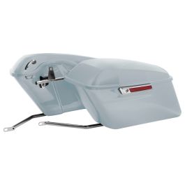Color Matched Standard Saddlebag Conversion Kit w/ Chrome Hardware for Harley® Softail '18-'26