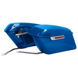Color Matched Standard Saddlebag Conversion Kit w/ Chrome Hardware for Harley® Softail '18-'26
