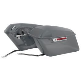 Color Matched Standard Saddlebag Conversion Kit w/ Chrome Hardware for Harley® Softail '84-'17