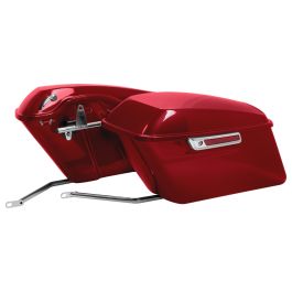 Color Matched Standard Saddlebag Conversion Kit w/ Chrome Hardware for Harley® Softail '18-'26
