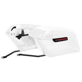 Color Matched Standard Saddlebag Conversion Kit w/ Black Hardware for Harley® Softail '18-'26