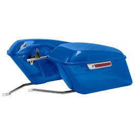 Color Matched Standard Saddlebag Conversion Kit w/ Chrome Hardware for Harley® Softail '84-'17
