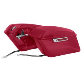 Color Matched Standard Saddlebag Conversion Kit w/ Chrome Hardware for Harley® Softail '18-'26