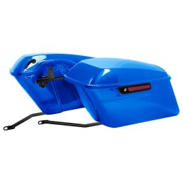 Color Matched Standard Saddlebag Conversion Kit w/ Black Hardware for Harley® Softail '84-'17
