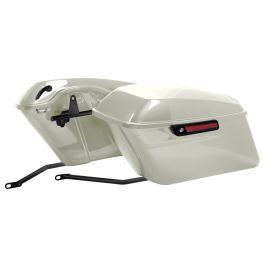 Color Matched Standard Saddlebag Conversion Kit w/ Black Hardware for Harley® Softail '18-'26