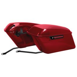 Color Matched Standard Saddlebag Conversion Kit w/ Black Hardware for Harley® Softail '18-'26