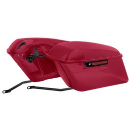 Color Matched Standard Saddlebag Conversion Kit w/ Black Hardware for Harley® Softail '18-'26
