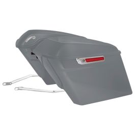 Color Matched Stretched Saddlebag Conversion Kit w/ Chrome Hardware for Harley® Softail '84-'17
