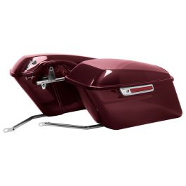 Color Matched Standard Saddlebag Conversion Kit w/ Chrome Hardware for Harley® Softail '18-'26