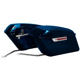 Color Matched Standard Saddlebag Conversion Kit w/ Chrome Hardware for Harley® Softail '18-'26
