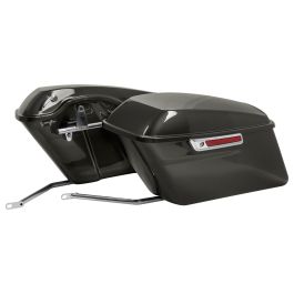 Color Matched Standard Saddlebag Conversion Kit w/ Chrome Hardware for Harley® Softail '18-'26