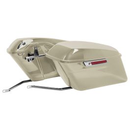 Color Matched Standard Saddlebag Conversion Kit w/ Chrome Hardware for Harley® Softail '18-'26