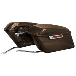 Color Matched Standard Saddlebag Conversion Kit w/ Chrome Hardware for Harley® Softail '18-'26
