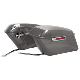 Color Matched Standard Saddlebag Conversion Kit w/ Chrome Hardware for Harley® Softail '18-'26