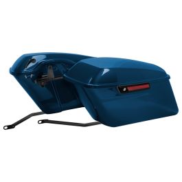 Color Matched Standard Saddlebag Conversion Kit w/ Black Hardware for Harley® Softail '18-'26