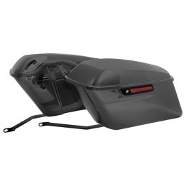 Color Matched Standard Saddlebag Conversion Kit w/ Black Hardware for Harley® Softail '18-'26