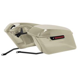 Color Matched Standard Saddlebag Conversion Kit w/ Black Hardware for Harley® Softail '18-'26