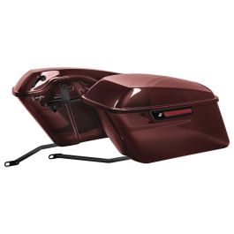 Color Matched Standard Saddlebag Conversion Kit w/ Black Hardware for Harley® Softail '18-'26