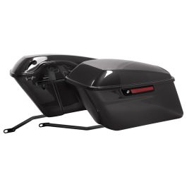 Color Matched Standard Saddlebag Conversion Kit w/ Black Hardware for Harley® Softail '18-'26