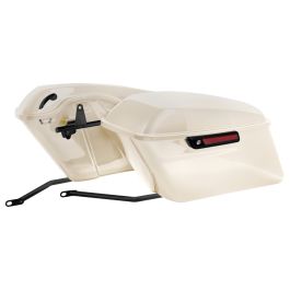 Color Matched Standard Saddlebag Conversion Kit w/ Black Hardware for Harley® Softail '18-'26