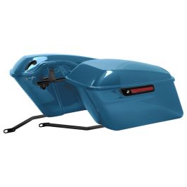 Color Matched Standard Saddlebag Conversion Kit w/ Black Hardware for Harley® Softail '18-'26