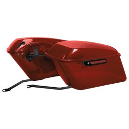 Color Matched Standard Saddlebag Conversion Kit w/ Black Hardware for Harley® Softail '18-'26