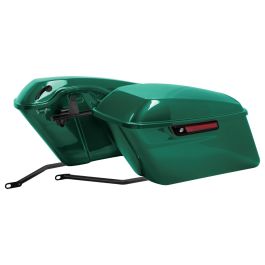 Color Matched Standard Saddlebag Conversion Kit w/ Black Hardware for Harley® Softail '18-'26
