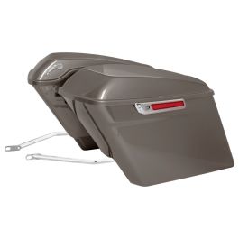 Color Matched Stretched Saddlebag Conversion Kit w/ Chrome Hardware for Harley® Softail '18-'26