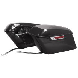 Color Matched Standard Saddlebag Conversion Kit w/ Chrome Hardware for Harley® Softail '18-'26