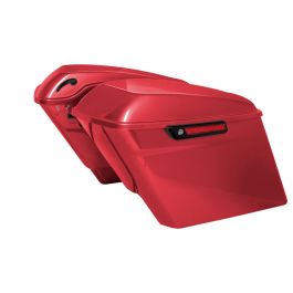 Color Matched Stretched Saddlebag Conversion Kit w/ Black Hardware for Harley® Softail '18-'26