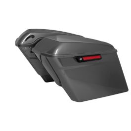 Color Matched Stretched Saddlebag Conversion Kit w/ Black Hardware for Harley® Softail '18-'26