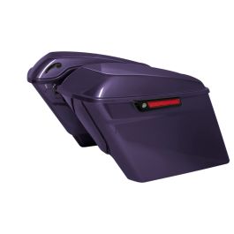 Color Matched Stretched Saddlebag Conversion Kit w/ Black Hardware for Harley® Softail '18-'26