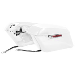 Color Matched Standard Saddlebag Conversion Kit w/ Chrome Hardware for Harley® Softail '18-'26